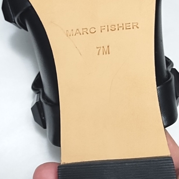 Marc Fisher Searli Slip-On Studded Mule Flat - Picture 6 of 9